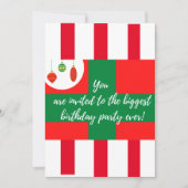 HAPPY BIRTHDAY JESUS EINLADUNG (Vorderseite)