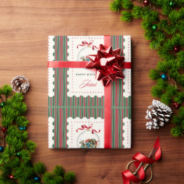 "Happy Birthday Jesus' - Faith Based Christmas  Geschenkpapier