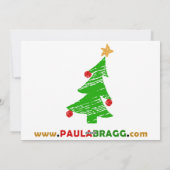 Happy Birthday Jesus Feiertagskarte (Rückseite)