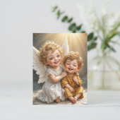 Happy Birthday Jesus Feiertagspostkarte (Stehend Vorderseite)