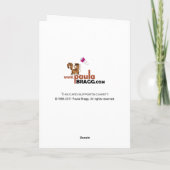 'Happy Birthday Jesus' großer Weihnachtshug Feiertagskarte (Rückseite)