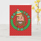 Happy Birthday Jesus Karte (Gelbe Blume)