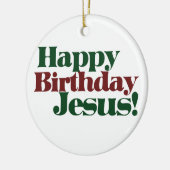 Happy Birthday Jesus Keramikornament (Links)