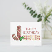 Happy Birthday Jesus Postkarte (Stehend Vorderseite)