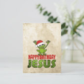 Happy Birthday Jesus Postkarte (Stehend Vorderseite)