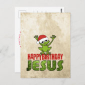 Happy Birthday Jesus Postkarte (Vorne/Hinten)
