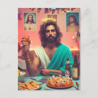 Happy Birthday Jesus Postkarte