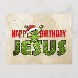 Happy Birthday Jesus Postkarte