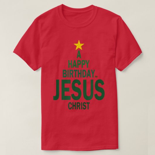 Happy Birthday Jesus T-Shirt (Design vorne)