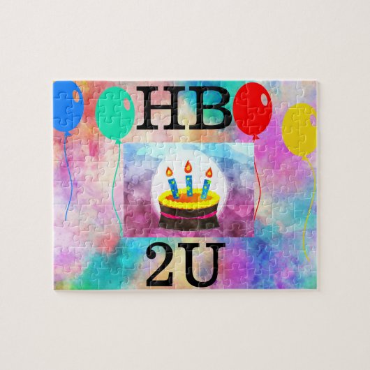 Happy Birthday Jigsaw Puzzle (Horizontal)