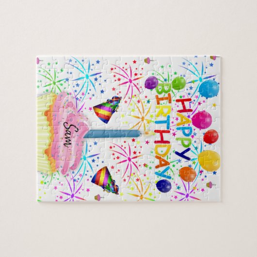 Happy Birthday Jigsaw Puzzle (Horizontal)
