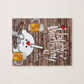 Happy Birthday Jigsaw Puzzle Beer (Horizontal)