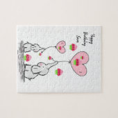 Happy Birthday Jigsaw Puzzle Elephant (Horizontal)