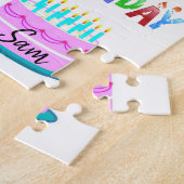 Happy Birthday Jigsaw Puzzle Giraffe (Seite)