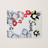 Happy Birthday Jigsaw Puzzle Penguin (Horizontal)