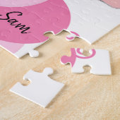 Happy Birthday Jigsaw Puzzle Pink Pig (Seite)