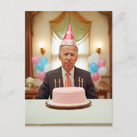 Happy Birthday Joe Postkarte (Vorderseite)