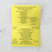 HAPPY BIRTHDAY JOSIAH FEIERTAGSKARTE (Innenseite)