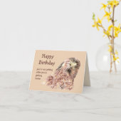 Happy Birthday Judgmental Fun Hawk Card Karte (Gelbe Blume)