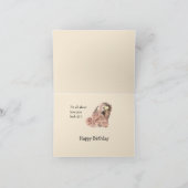Happy Birthday Judgmental Fun Hawk Card Karte (Innenseite)