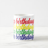 Happy Birthday Kaffee Tasse (Mittel)