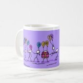 "Happy Birthday" Kaffeetasse (Vorderseite Links)