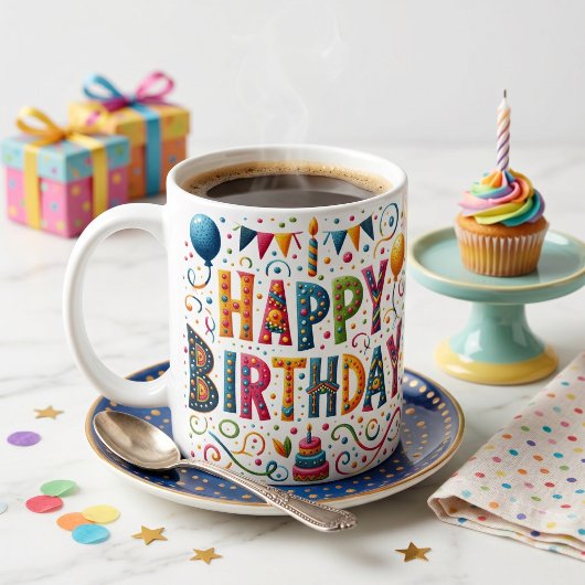 Happy Birthday Kaffeetasse