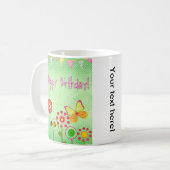 Happy Birthday Kaffeetasse (Vorderseite Links)