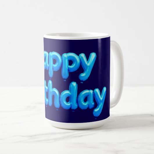 HAPPY BIRTHDAY KAFFEETASSE (VorderseiteRechts)
