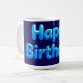 HAPPY BIRTHDAY KAFFEETASSE (Vorderseite Links)