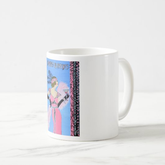 Happy Birthday Kaffeetasse (VorderseiteRechts)