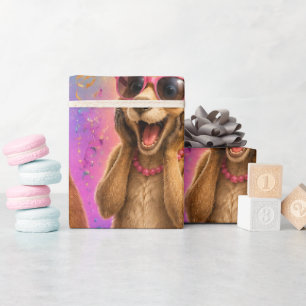 Happy Birthday Känguru-Geschenkverpackung Geschenkpapier