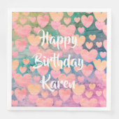 Happy Birthday #Karen Party napkins von DAL Serviette (Vorderseite)