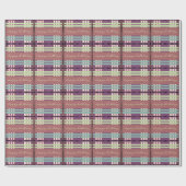 Happy Birthday Kariert Pattern Geschenkpapier (Flach)