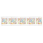 Happy Birthday Karneval Circus Kurz Table Runner Kurzer Tischläufer (Horizontal)