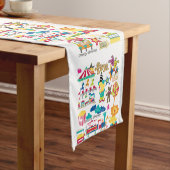 Happy Birthday Karneval Circus Kurz Table Runner Kurzer Tischläufer (Beispiel)