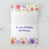 Happy Birthday Karte (Innenseite)