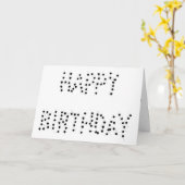 Happy Birthday Karte (Gelbe Blume)