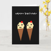 Happy Birthday Karte (Gelbe Blume)