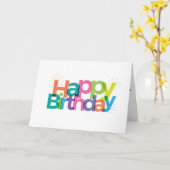 Happy Birthday Karte (Gelbe Blume)