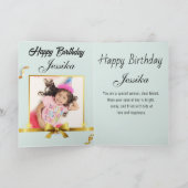 HAPPY BIRTHDAY KARTE (Innenseite)