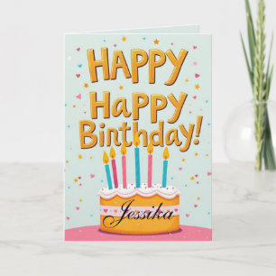 HAPPY BIRTHDAY KARTE