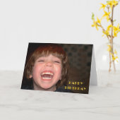 Happy Birthday Karte (Gelbe Blume)