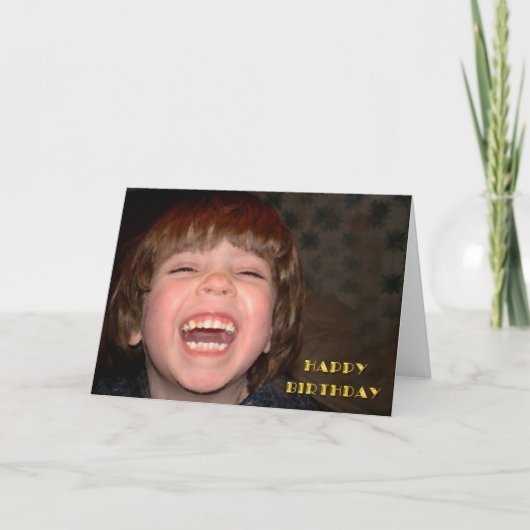 Happy Birthday Karte (Vorderseite)