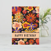 Happy Birthday Karte (Stehend Vorderseite)