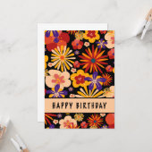 Happy Birthday Karte (Vorderseite/Rückseite Beispiel)