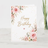 Happy Birthday Karte (Vorderseite)