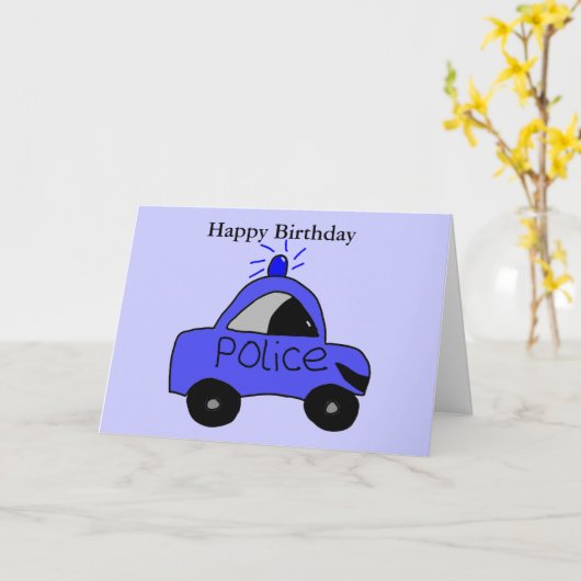 Happy Birthday Karte (Gelbe Blume)