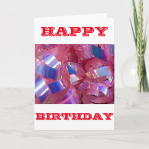 HAPPY BIRTHDAY KARTE