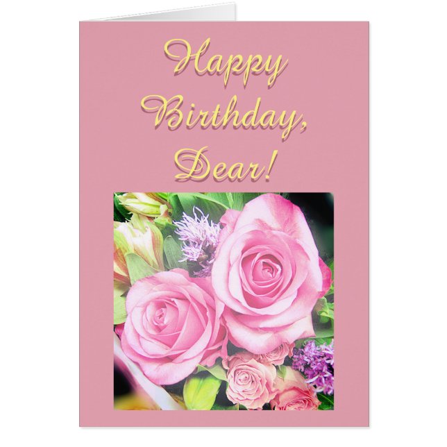 Happy Birthday - Karte (Vorne)